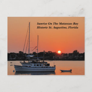 Carte Postale Bateaux Amarrés Sur La Baie De Matanzas St. August