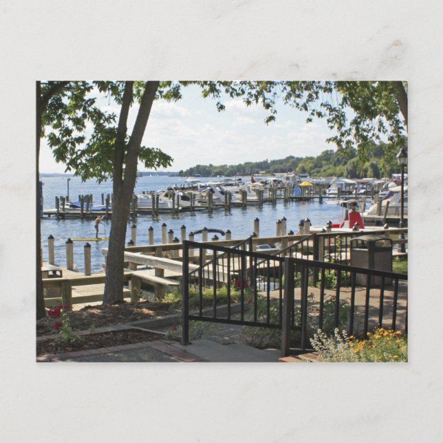 Carte Postale Bateaux ancrés (Devant)