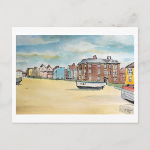 Carte Postale Bateaux d'Aldeburgh sur la plage Suffolk Coastal A