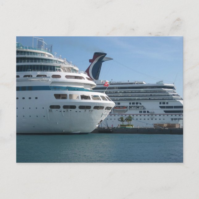 Carte Postale Bateaux de croisière (Devant)