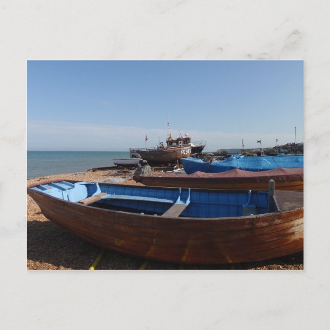 Carte Postale Bateaux De Pêche À Kent (Devant)