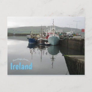 Carte Postale Bateaux de pêche Dingle Harbour Comté Kerry Irland