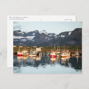 Carte Postale Bateaux de pêche norvégiens