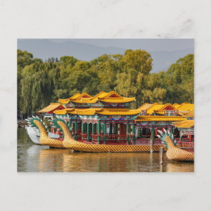 Carte Postale Bateaux Dragons Touristiques   Lac Kunming