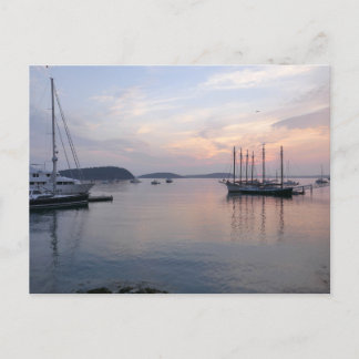 Carte Postale Bateaux du port de Bar à Sunrise I