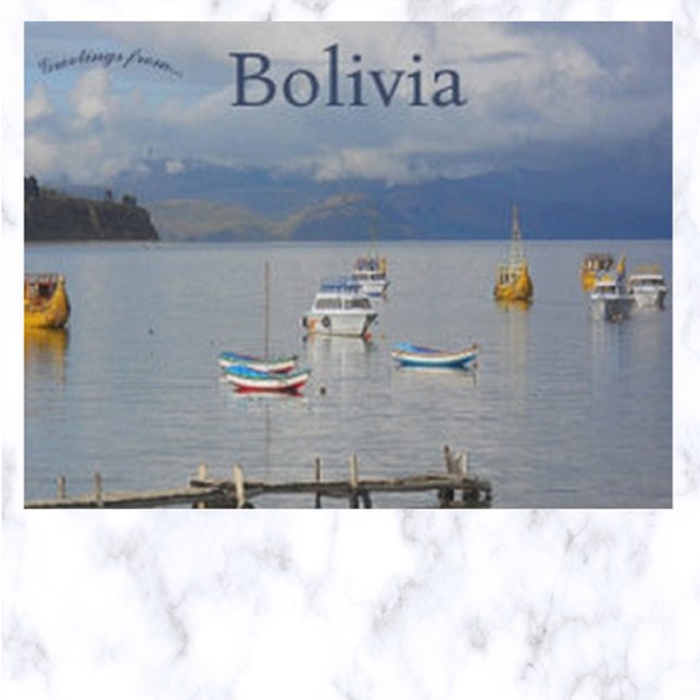 Carte Postale Bateaux en Bolivie (Créateur téléchargé)
