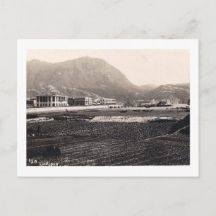 Carte Postale Bateaux Kowloon dans le port Hong Kong Vintage