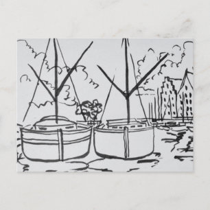 Carte Postale Bateaux   La Vilaine River, Redon, Bretagne