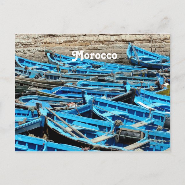 Carte Postale Bateaux marocains (Devant)