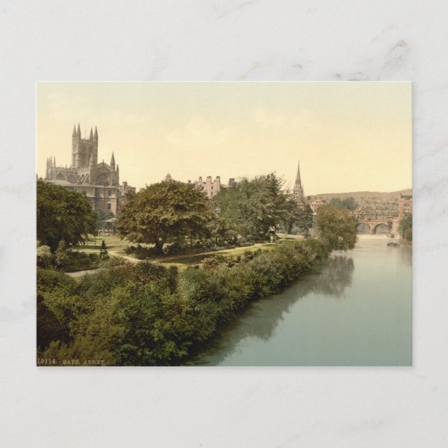 Carte Postale Bath Abbey, Bath, Somerset, Angleterre (Devant)