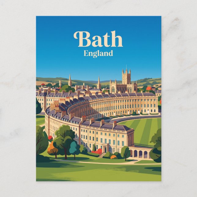Carte Postale Bath, Angleterre (Devant)
