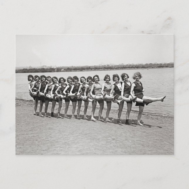 Carte Postale Bathing Beauties, 1923 (Devant)