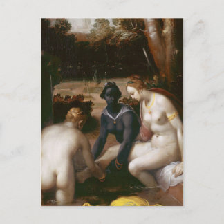 Carte Postale Bathseba dans son bain par Cornelis van Haarlem