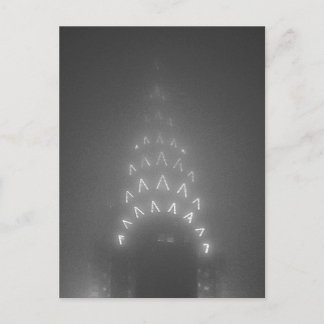 Carte Postale Bâtiment Chrysler dans le brouillard