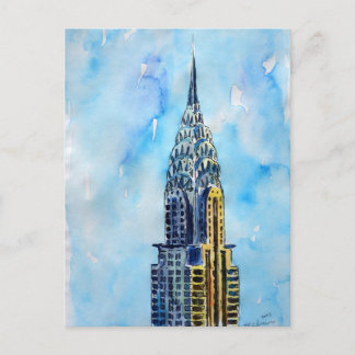 Carte Postale Bâtiment Chrysler de New York