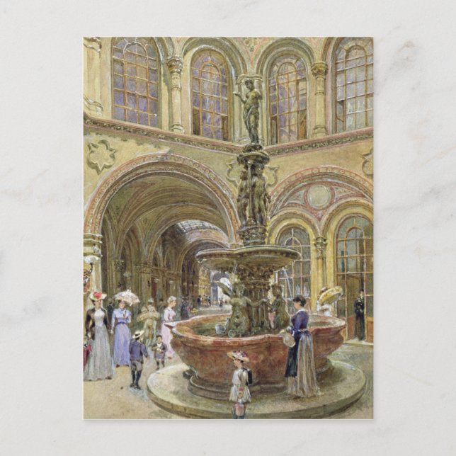 Carte Postale Bâtiment de la Banque et de la Bourse Stock (Devant)