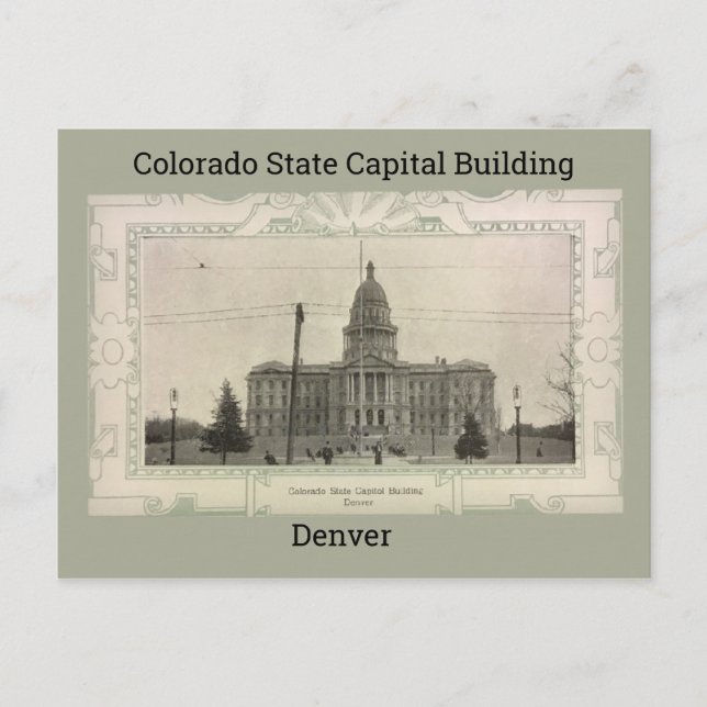 Carte Postale Bâtiment de la capitale nationale du Colorado (Devant)
