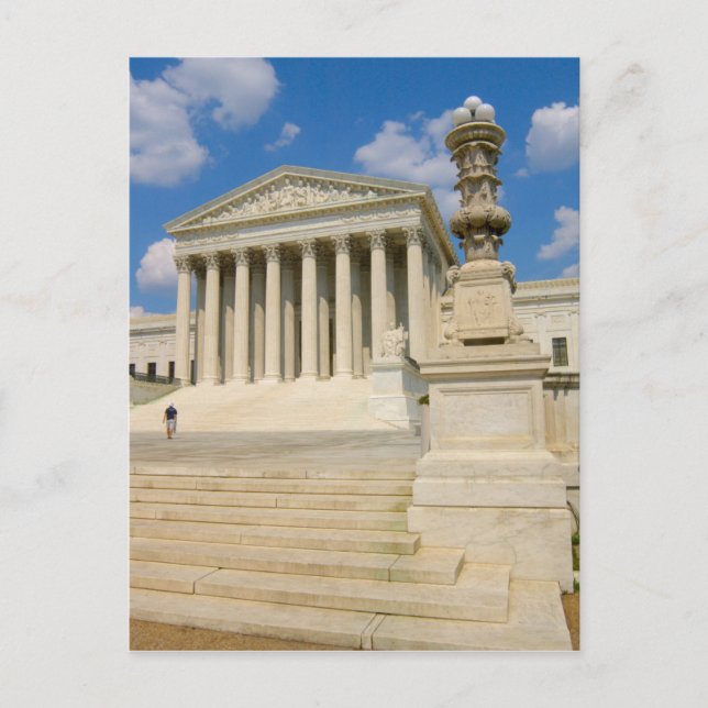 Carte Postale Bâtiment de la Cour suprême, Washington, DC (Devant)
