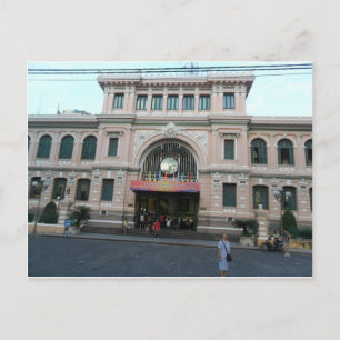 Carte Postale Bâtiment de la Poste à Ho Chi Minh, Vietnam
