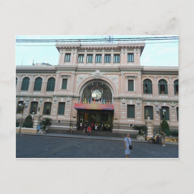 Carte Postale Bâtiment de la Poste à Ho Chi Minh, Vietnam (Devant)