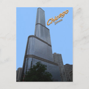Carte Postale Bâtiment de la tour Trump de Chicagos