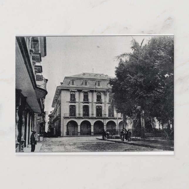 Carte Postale Bâtiment de l'administration des canaux, Panama (Devant)