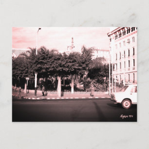 Carte Postale Bâtiment de voitures vintage Algérie Alger