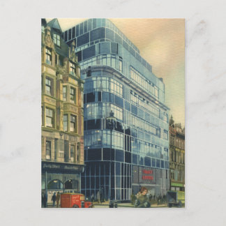 Carte Postale Bâtiment d'Express quotidien vintage rue Fleet