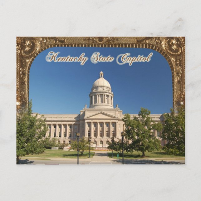Carte Postale Bâtiment du Capitole de l'État du Kentucky, Franfo (Devant)