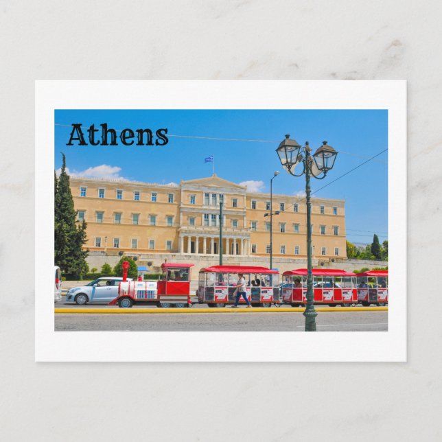 Carte Postale Bâtiment du Parlement à Athènes, Grèce (Devant)