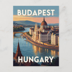 Carte Postale Bâtiment du Parlement de Budapest Monument Histori