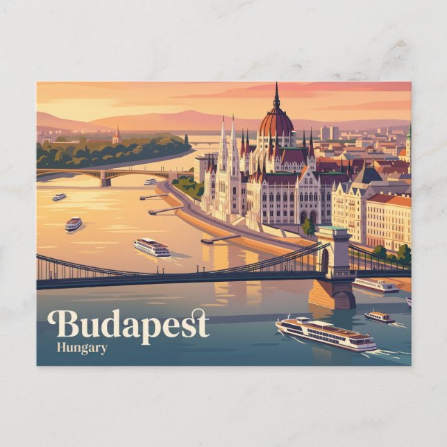 Carte Postale Bâtiment du Parlement hongrois Hongrie (Devant)