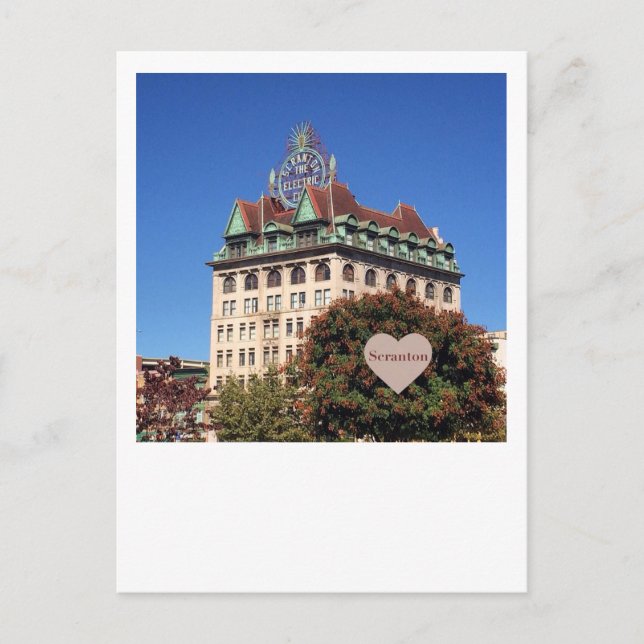 Carte Postale Bâtiment électrique Scranton-Scranton, PA (Devant)