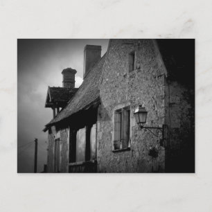 Carte Postale Bâtiment en noir et blanc