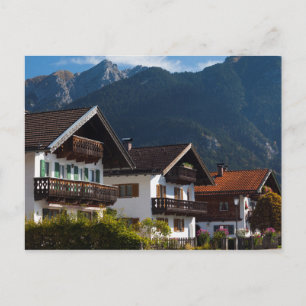 Carte Postale Bâtiment graffito bavarois