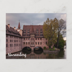 Carte Postale Bâtiment historique au coucher du soleil à Nurembe