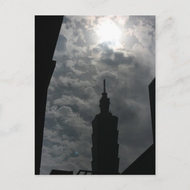 Carte Postale Bâtiment Taipei 101, Taipei, Taïwan (Devant)