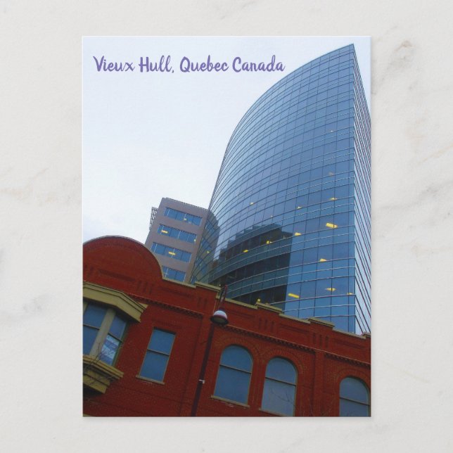 Carte Postale Bâtiments anciens et nouveaux Centre-ville Vieux-H (Devant)