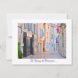 CARTE POSTALE BÂTIMENTS AUX COULEURS PASTEL/PROVENCE