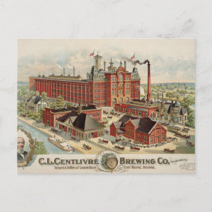 Carte Postale Bâtiments de la brasserie C.L. Centlivre.