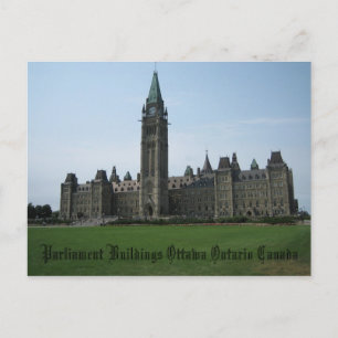 Carte Postale Bâtiments du Parlement Ottawa Ontario Canada