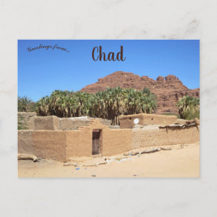 Carte Postale Bâtiments en boue en Fada Tchad