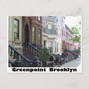 Carte Postale Bâtiments Greenpoint Brookyly Brownstone