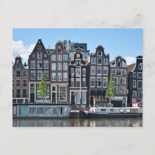 Carte Postale Bâtiments historiques d'Amsterdam, Pays-Bas