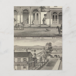 Carte Postale Bâtiments Woodland, Yolo