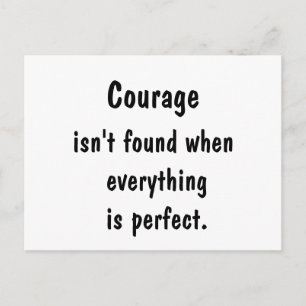 Carte Postale Bâtir le courage