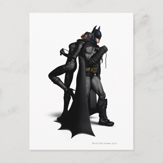 Carte Postale Batman Arkham Batman Et Catwoman Zazzle Fr