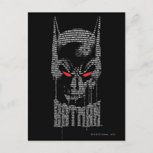 Carte Postale Batman Avec Mantra