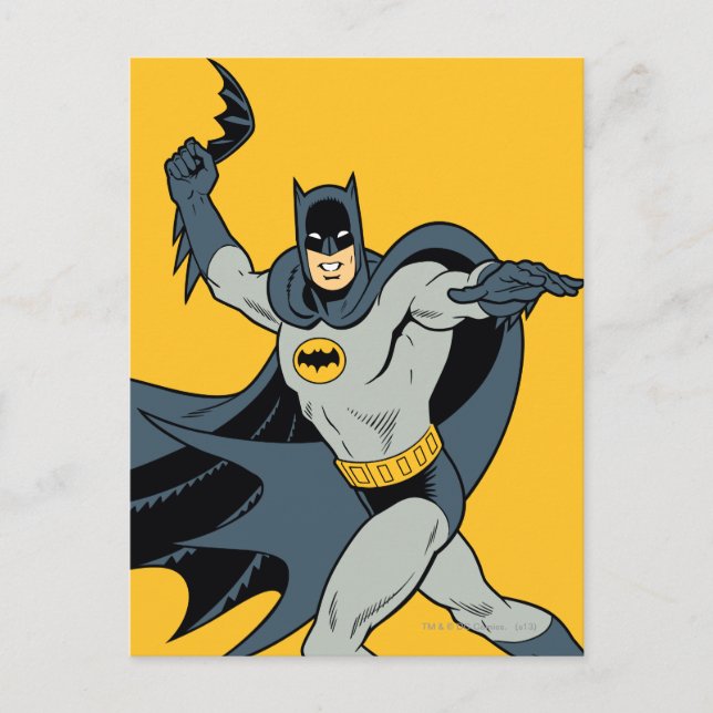 Carte Postale Batman Batarang (Devant)