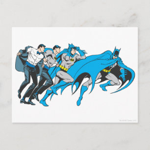 Carte Postale Batman/Bruce Transformation